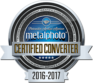 Metalphoto Certified Converter Certificate