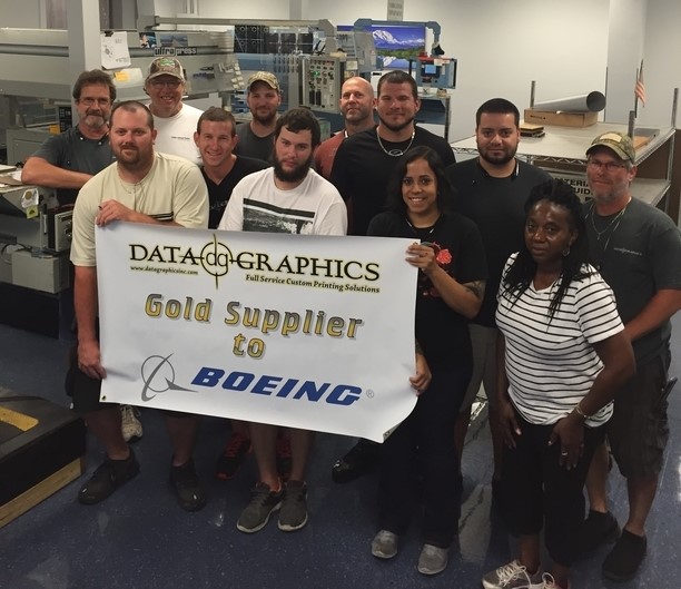 Fabrication Celebrates Boeing Gold Award