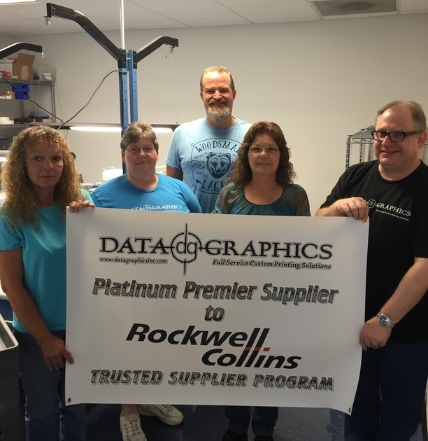 Celebrating Rockwell Collins Platinum Premier Supplier Status