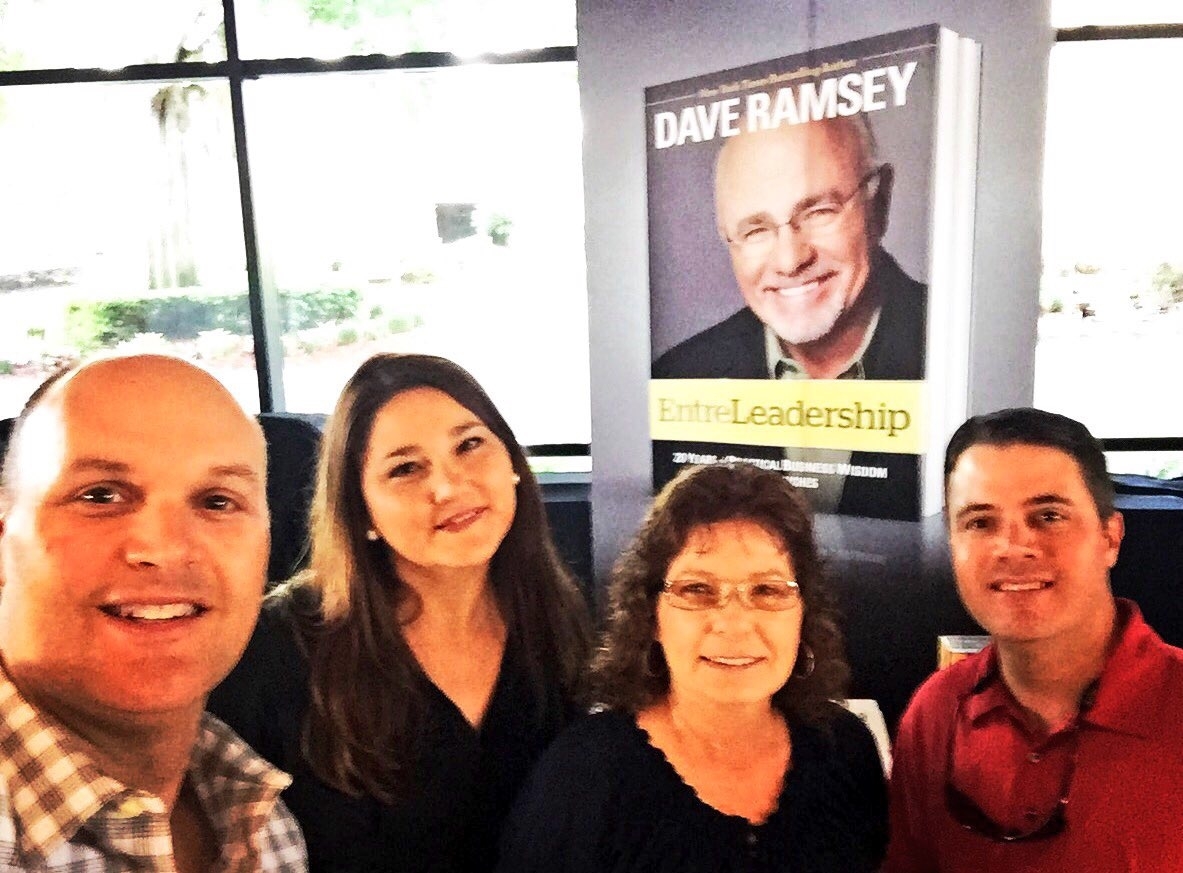 Brad, Buffy, Liz and Mike at the Dave Ramsey Entre-Leadership Conference in Orlando 4/14/16